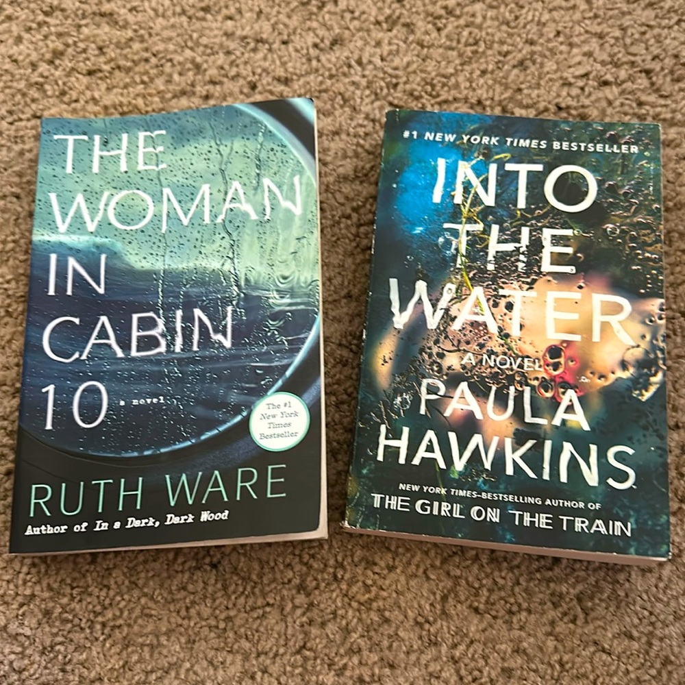 Ruth Ware | Paula Hawkins Thriller Mystery Book Bundle